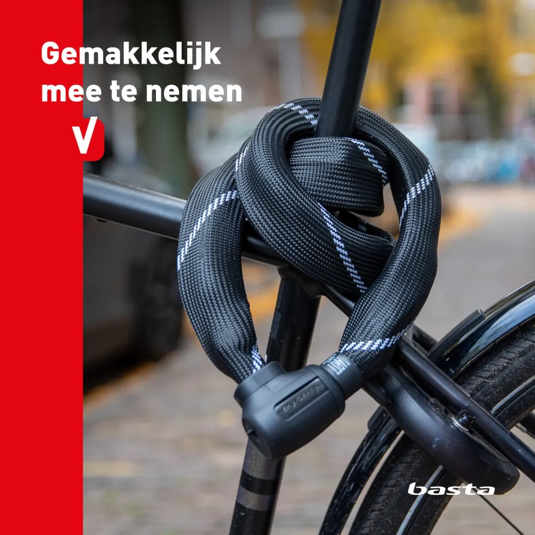 Axa Basta ART 2 Fietsslot 110cm - Zwart