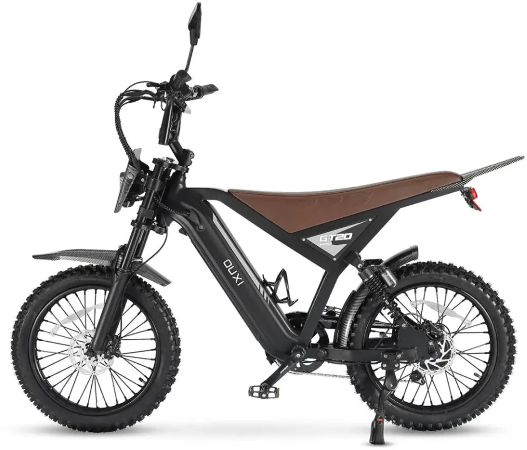 OUXI GT20 Pro Elektrische Skinnybike 250W - 7 Versnellingen - 20 Inch - Zwart