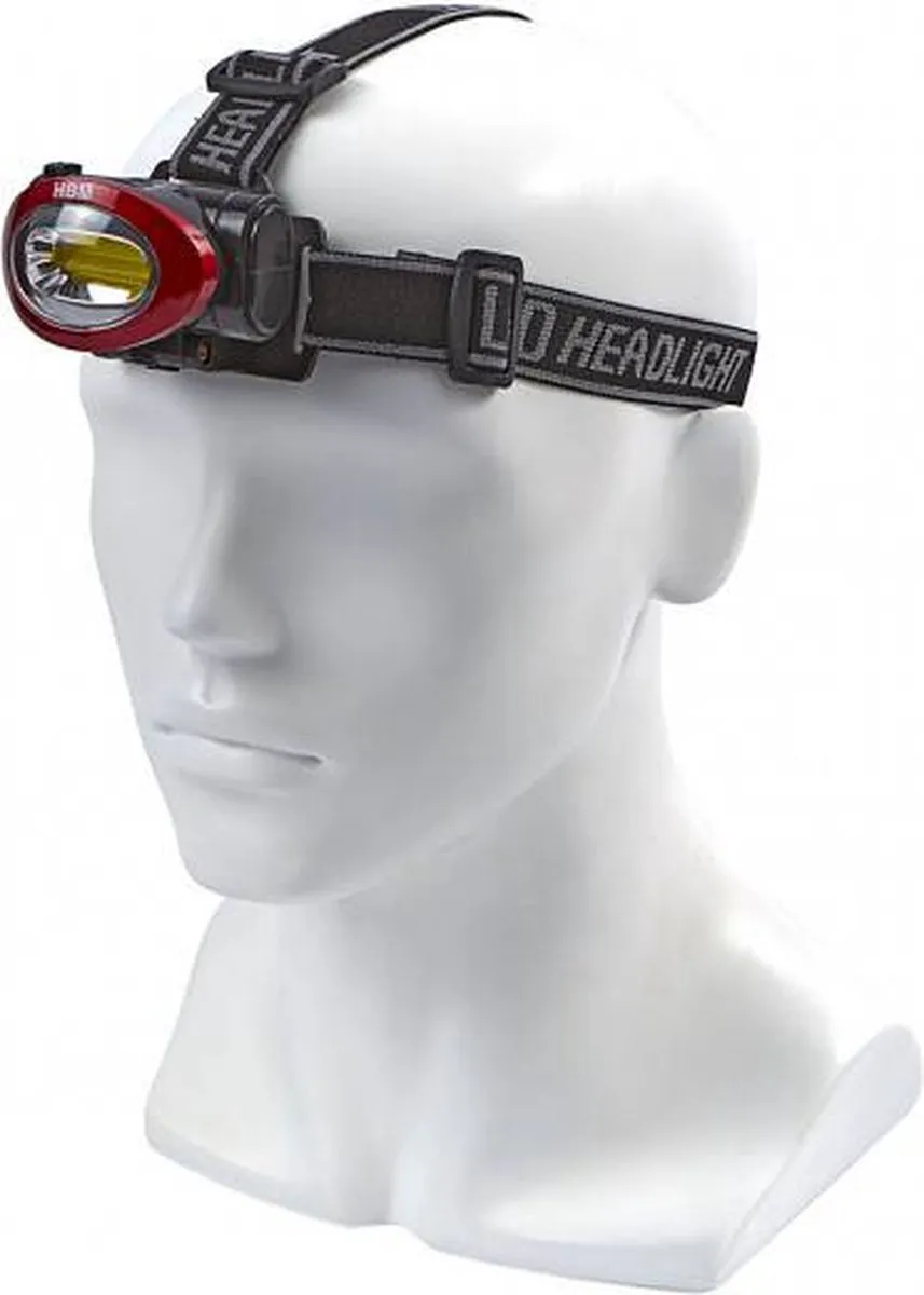 HBM POWER LED Hoofdlamp 3W 120 Lumen - 2 Stuks