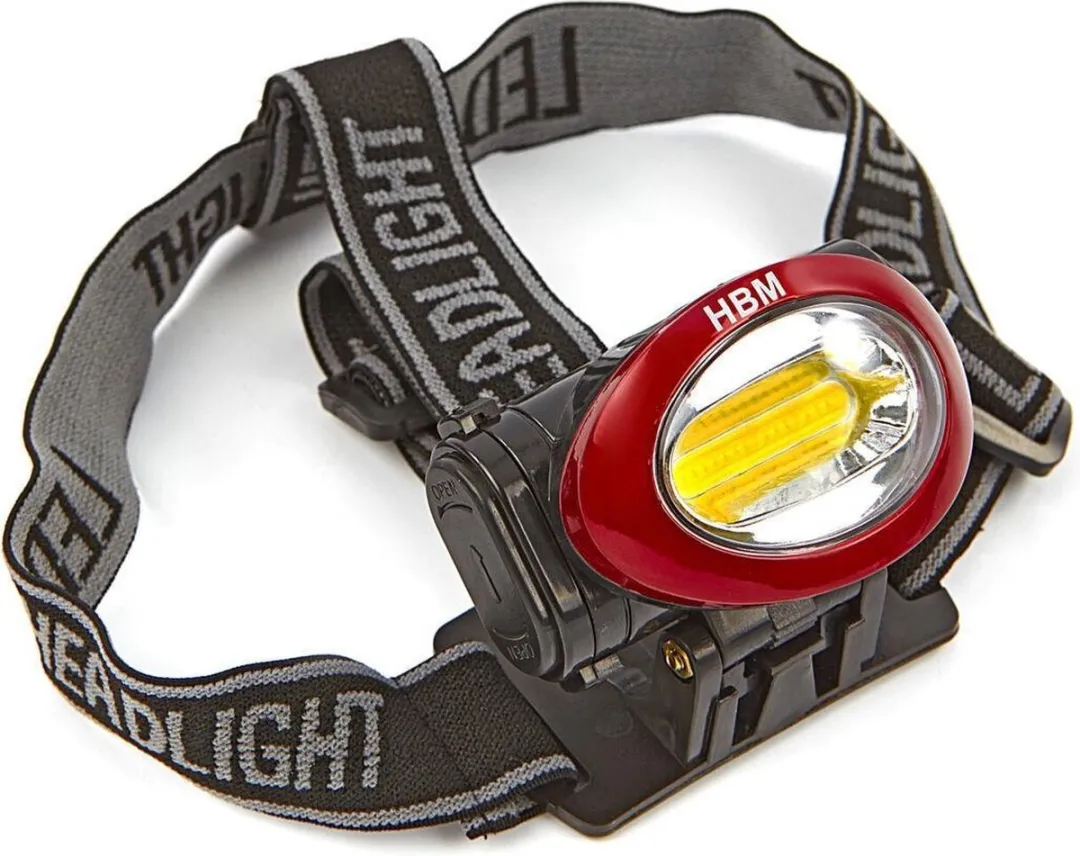 HBM POWER LED Hoofdlamp 3W 120 Lumen - 2 Stuks