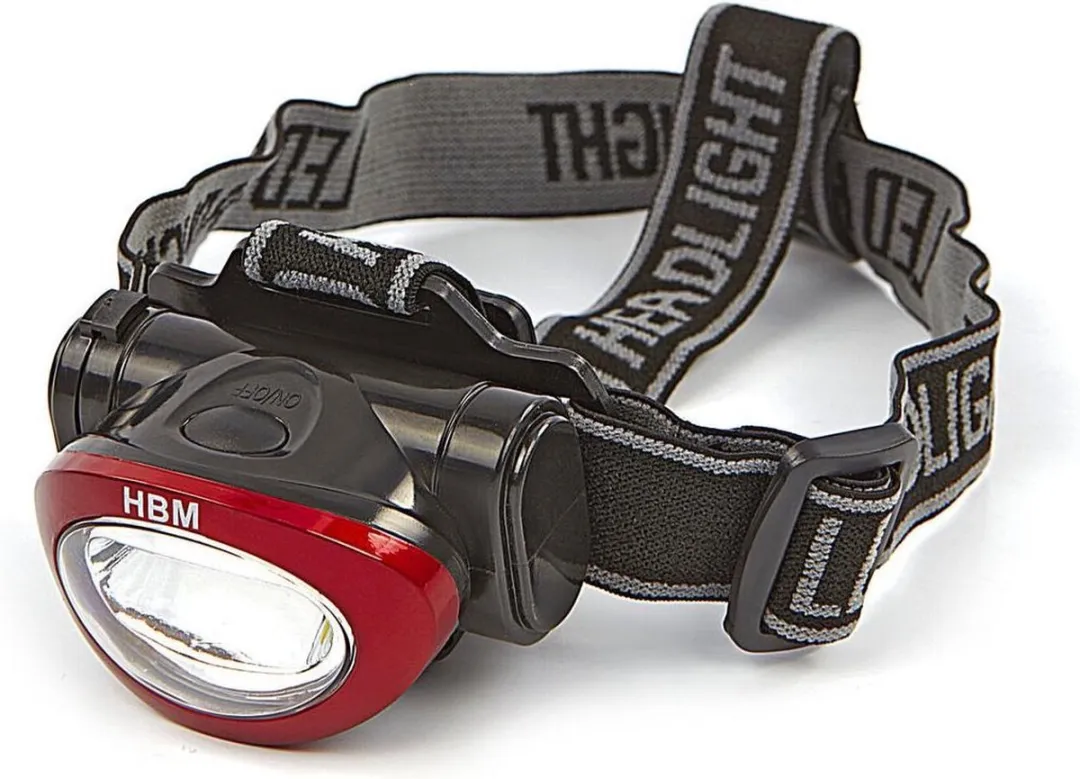 HBM POWER LED Hoofdlamp 3W 120 Lumen - 2 Stuks