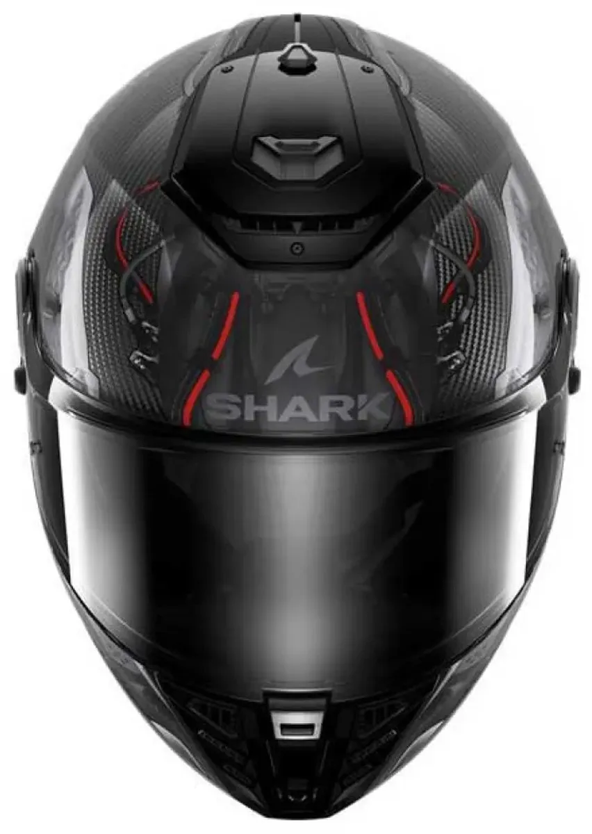 Shark Spartan RS Carbon Xbot Integral Helm - Maat S - Carbon/Grijs/Rood