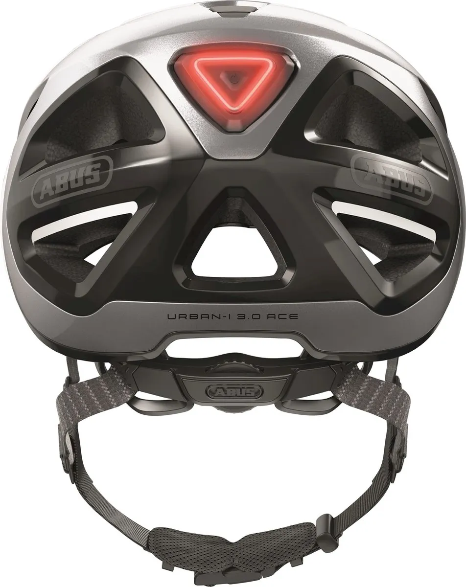 ABUS Urban-I 3.0 ACE Helm - Zilver M