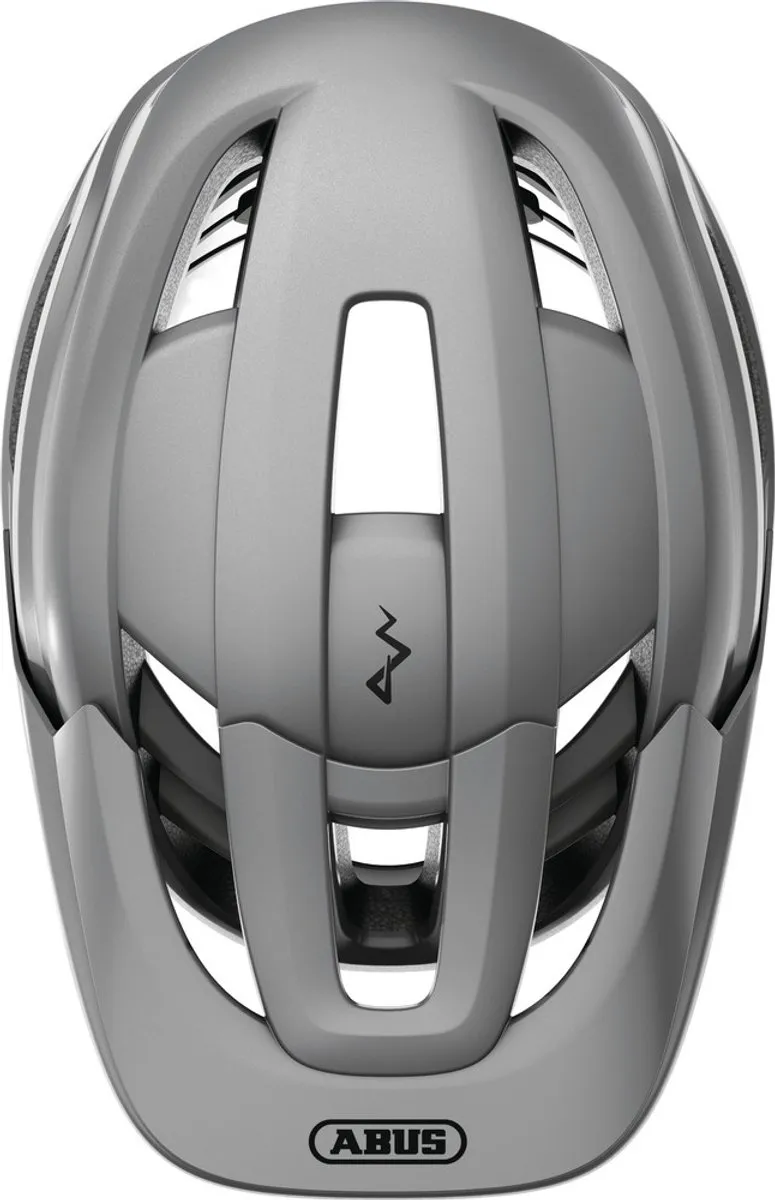 ABUS MTB Helm Cliffhanger 67244-Ti - L - Ti Silver