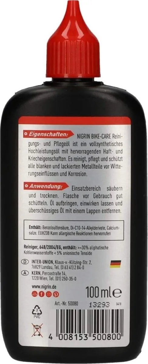 Fischer Nigrin Fietsolie 100ml - afbeelding 2 van 5
