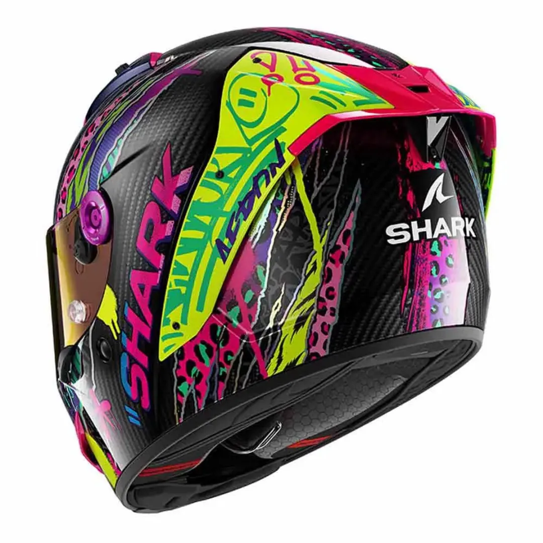 Shark Aeron Fawn Carbon Integraalhelm M - Roze