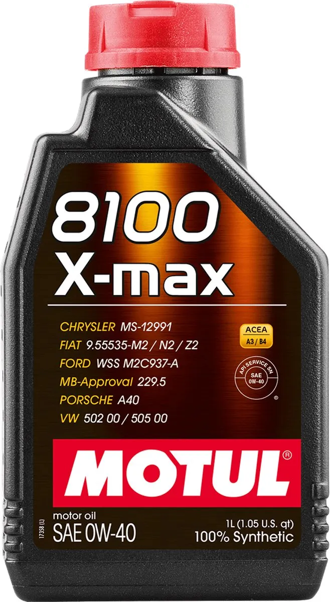 Motul 8100 X-Max 0W-40 Motorolie 1L