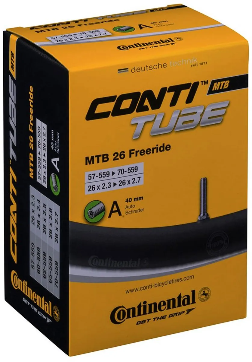 Continental Binnenband MTB 26 Inch Freeride AV - Meerkleurig