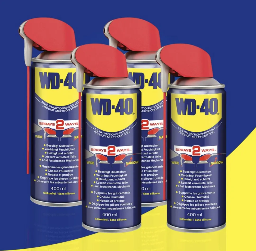 WD-40 Multi Spray 400ml - 1.6L (4x400ml) - Kruipolie & Roestoplosser