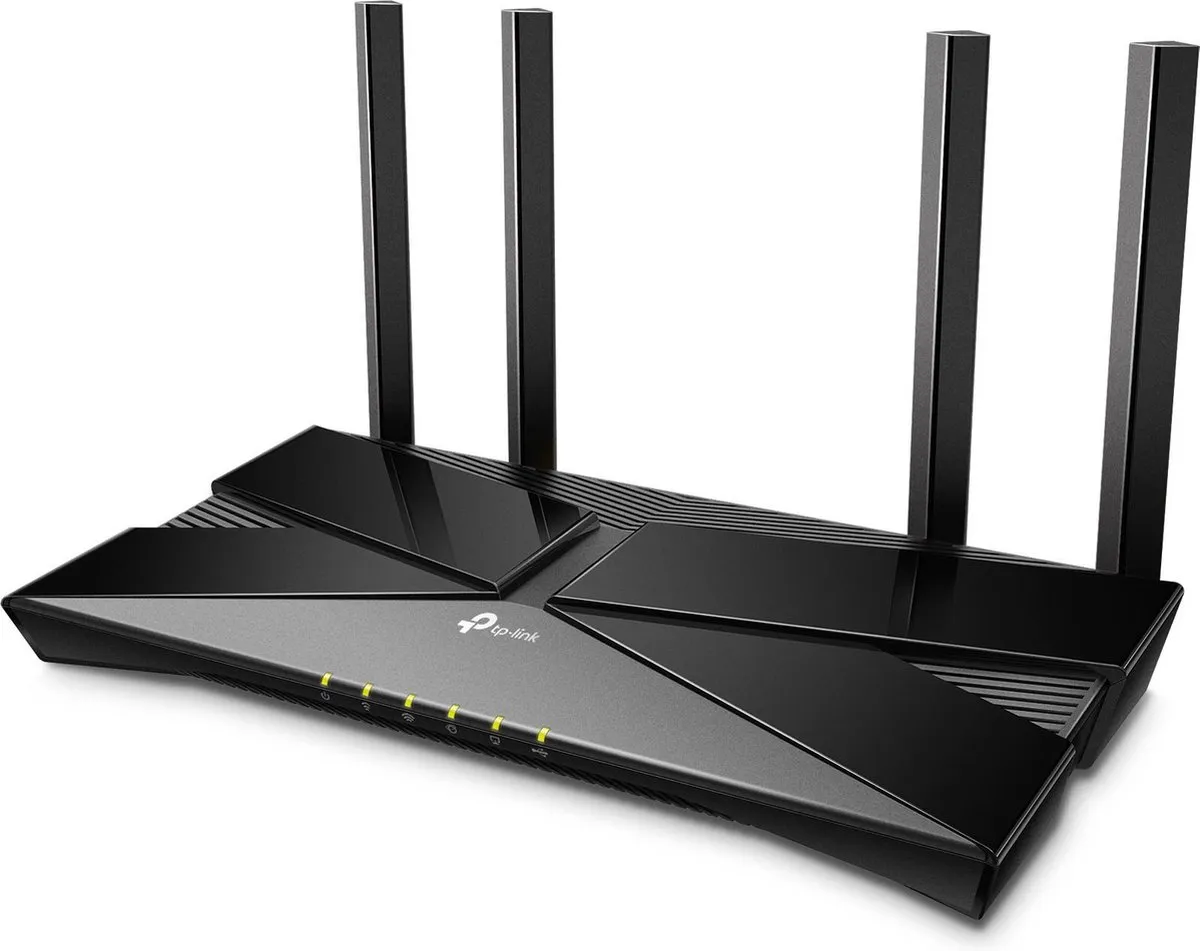 TP-Link Archer AX20 Router - WiFi 6 - 1800 Mbps - Zwart