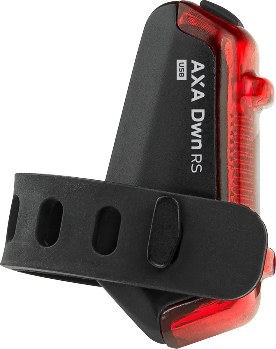 AXA Dwn Set 100 Lux Fietsverlichting USB Oplaadbaar - Zwart