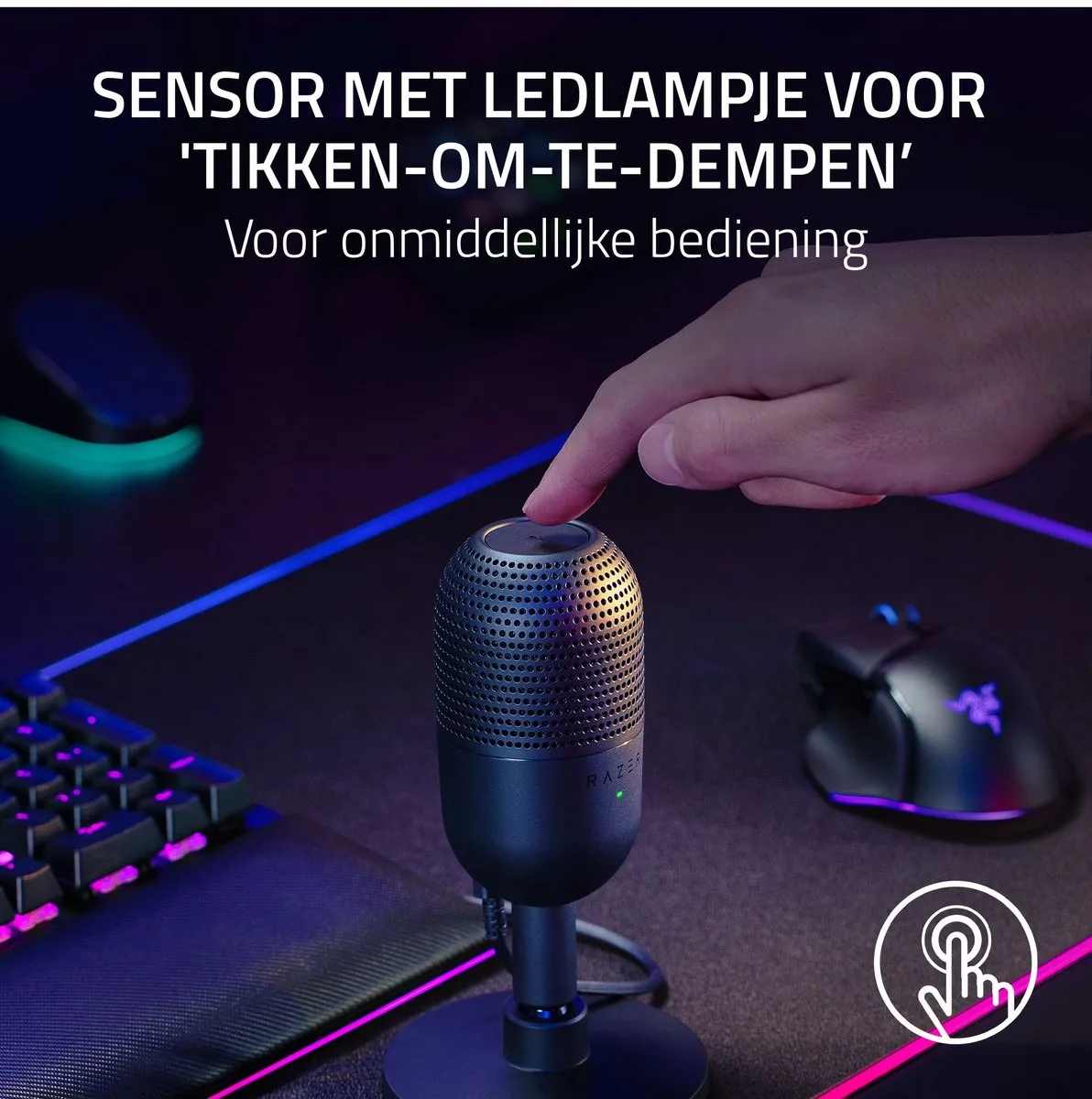 Razer Seiren V3 Mini USB Microfoon RZ19-05050100-R3M1 - Zwart