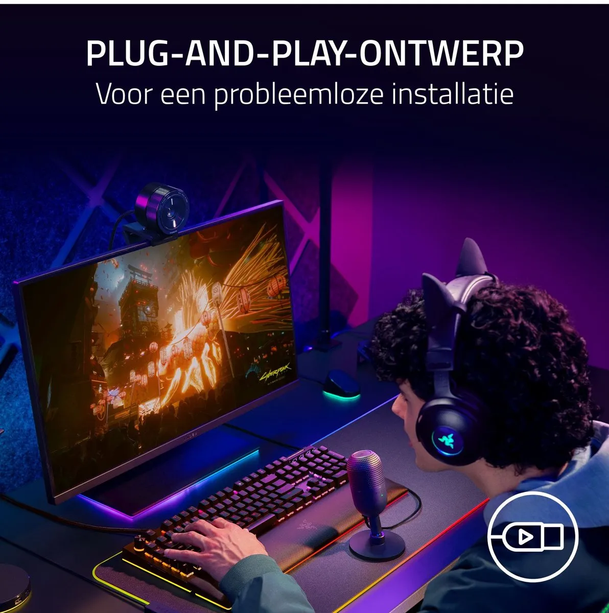 Razer Seiren V3 Mini USB Microfoon RZ19-05050100-R3M1 - Zwart