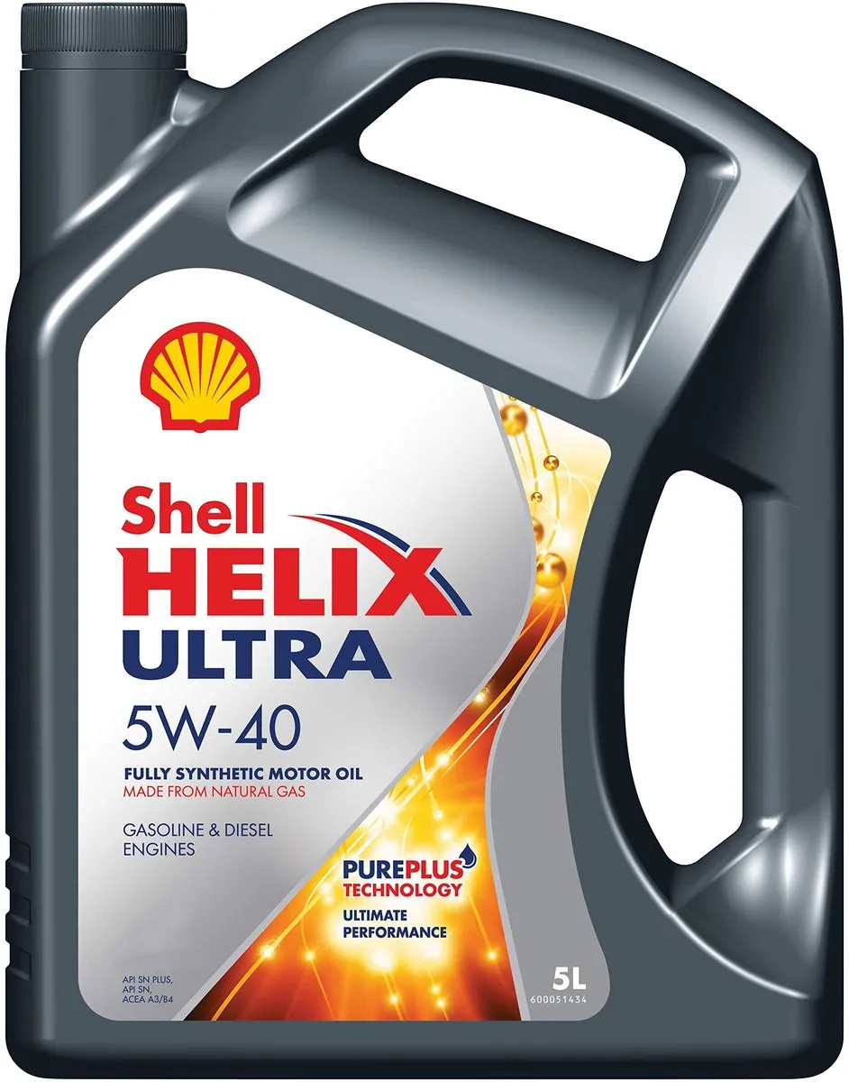 Shell Helix Ultra 5W40 Motorolie 5L