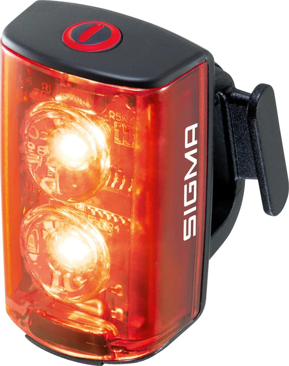 Sigma Buster 400 USB LED Verlichtingset - Buster RL 80 Achterlicht - 400 Lumen - Zwart