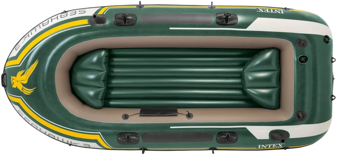 Intex Seahawk 3 Opblaasboot - 295x137x43cm - Groen