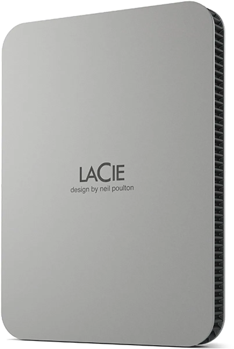 Seagate LaCie Mobile Drive 4TB - USB-C 3.2 Gen 1 - Zilver - afbeelding 3 van 5