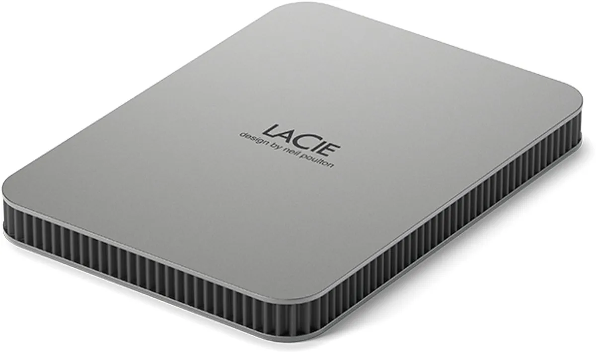 Seagate LaCie Mobile Drive 4TB - USB-C 3.2 Gen 1 - Zilver - afbeelding 4 van 5