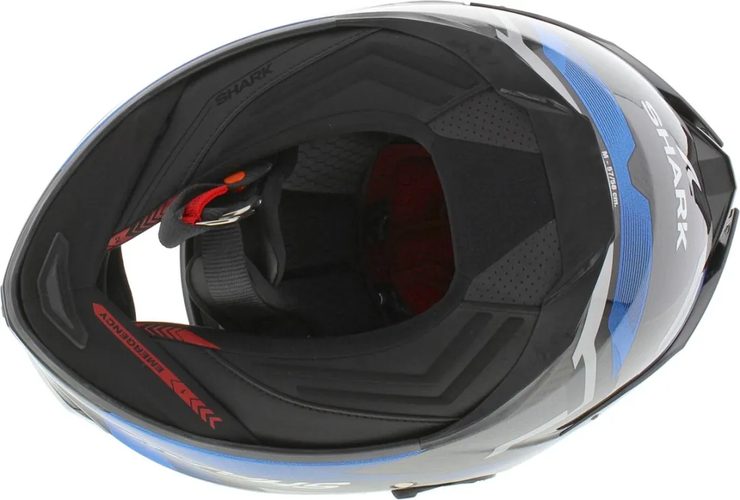 Shark Spartan GT Pro Carbon Ritmo - L - Glans zwart/blauw