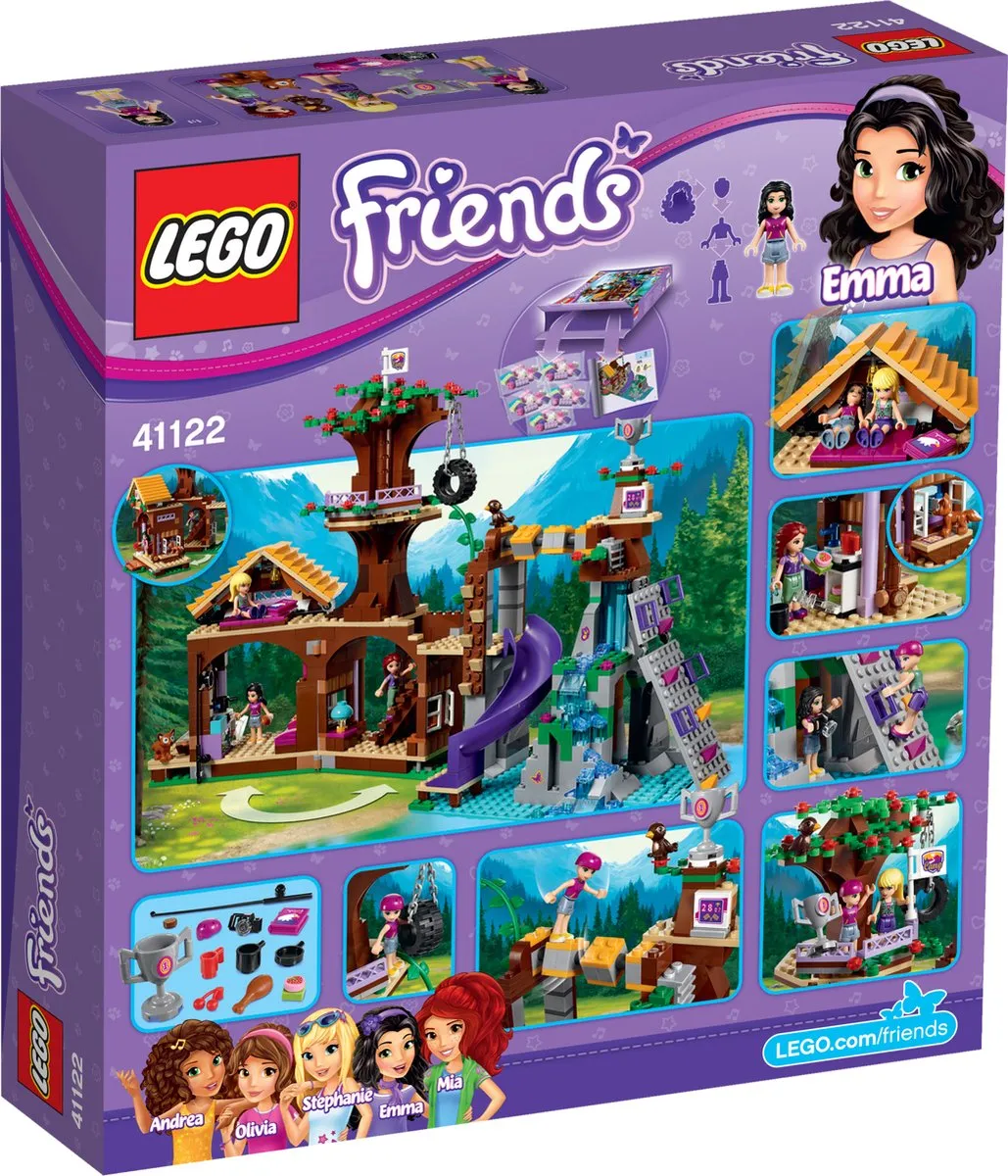 LEGO Friends Avonturenkamp Boomhuis 41122 - 726 Stukken - afbeelding 6 van 6