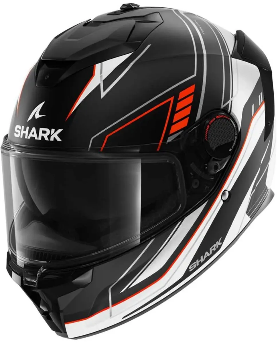 Shark Spartan GT Pro Integraalhelm - XL - Mat Zwart/Oranje/Zilver - afbeelding 6 van 6