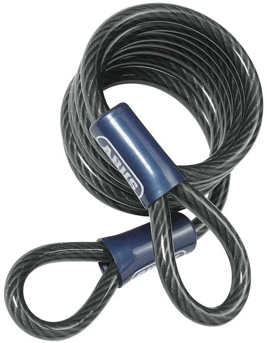 ABUS AB185018 Lussenkabel 185cm - 8mm - Zwart