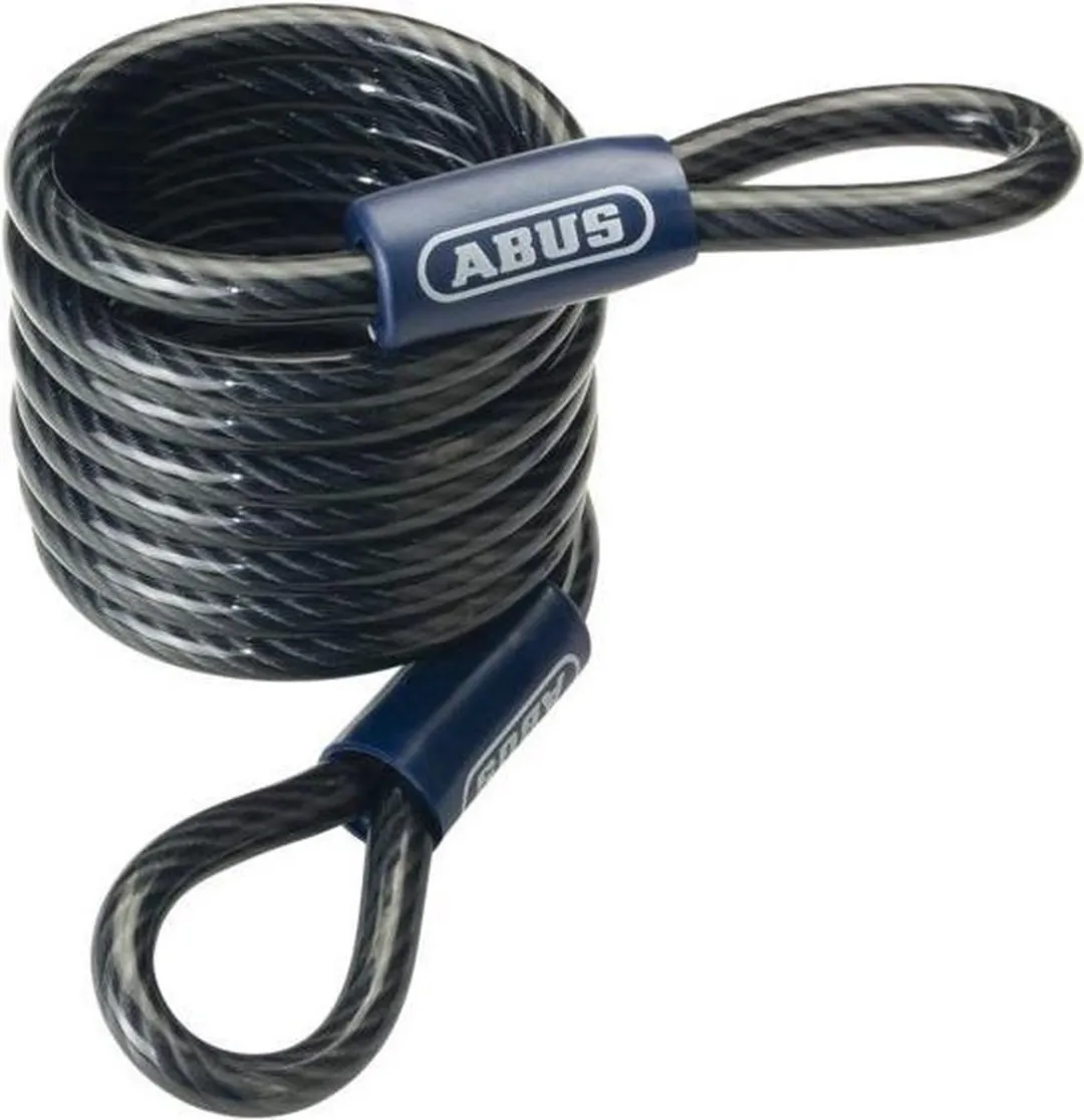 ABUS AB185018 Lussenkabel 185cm - 8mm - Zwart
