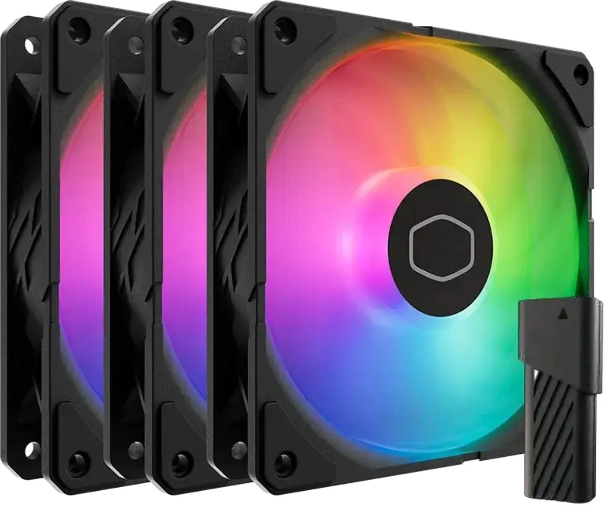 Cooler Master SickleFlow Edge 120 ARGB 3-Pack - 120mm - Zwart