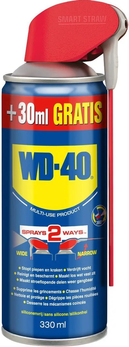 WD-40 Multispray met Smartstraw 300ml - Blauw - afbeelding 6 van 6