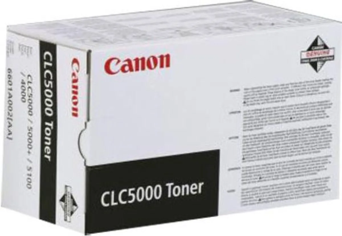 Canon CLC5000 Tonercartridge Zwart 10.600 Pagina's