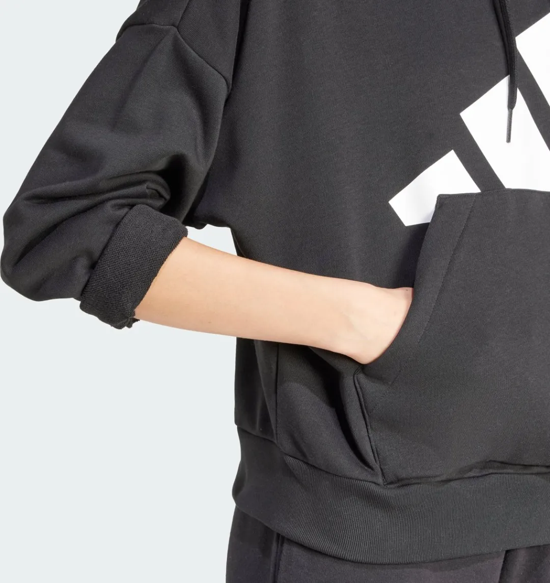 adidas Essentials Big Logo French Terry Hoodie - Zwart