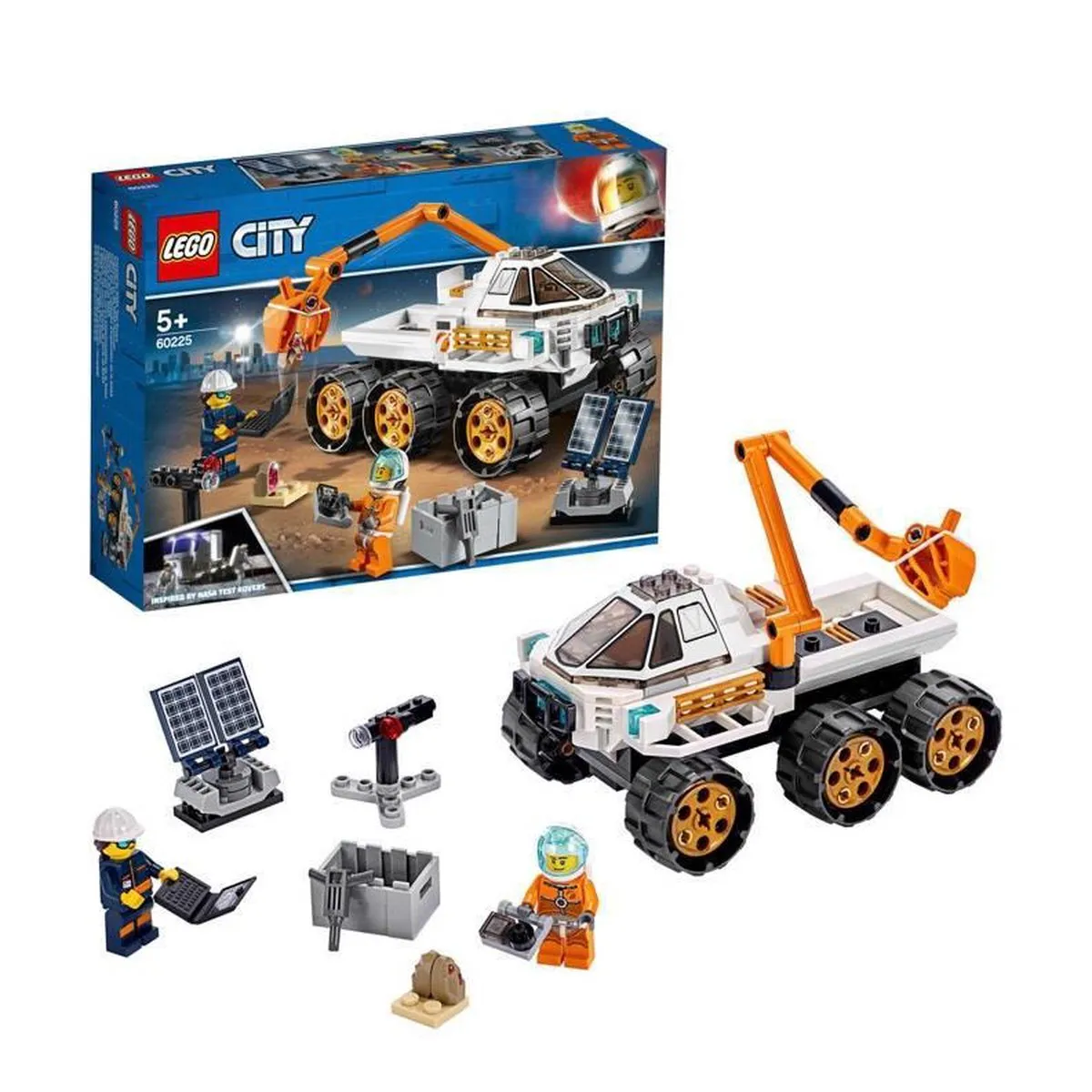 LEGO City Ruimtevaart Testrit Rover 60225 - Multikleur