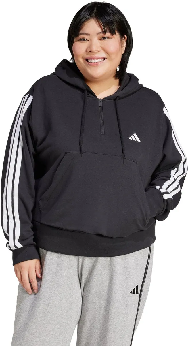 adidas Essentials 3-Stripes French Terry Hoodie XXL - Zwart