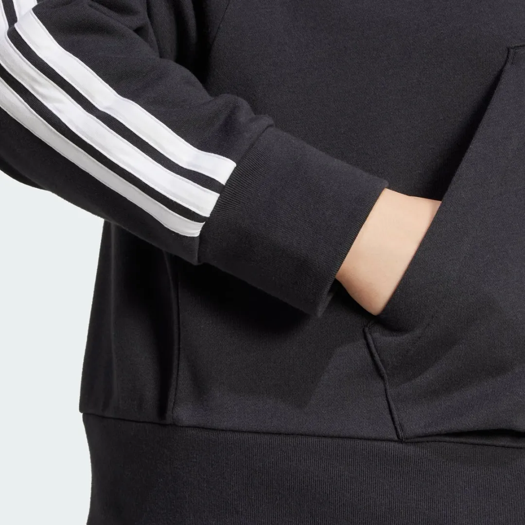 adidas Essentials 3-Stripes French Terry Hoodie XXL - Zwart