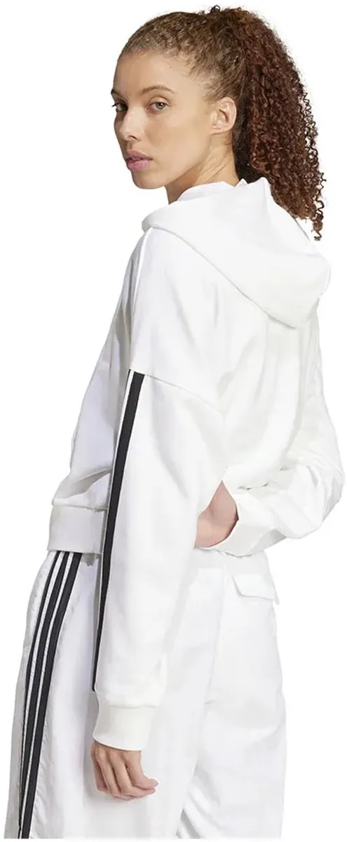 adidas Essentials 3-Stripes French Terry Hoodie - Wit - XL