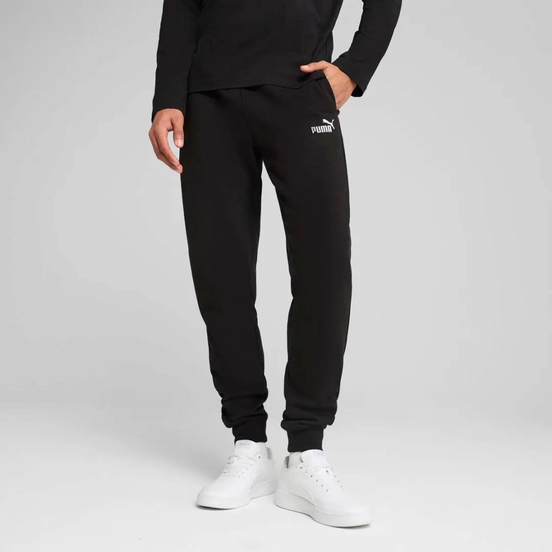PUMA Essentials No.1 Logo Slim Sweatpants 98 - Zwart