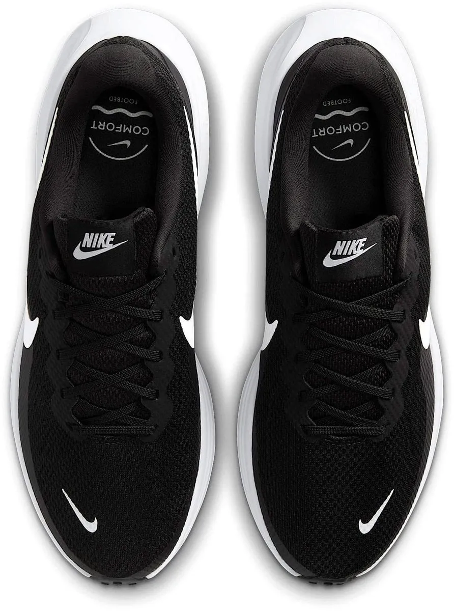 Nike Revolution Sportschoenen HJ9198-003 - Maat 48.5 - Zwart/Wit