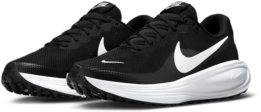 Nike Revolution Sportschoenen HJ9198-003 - Maat 48.5 - Zwart/Wit