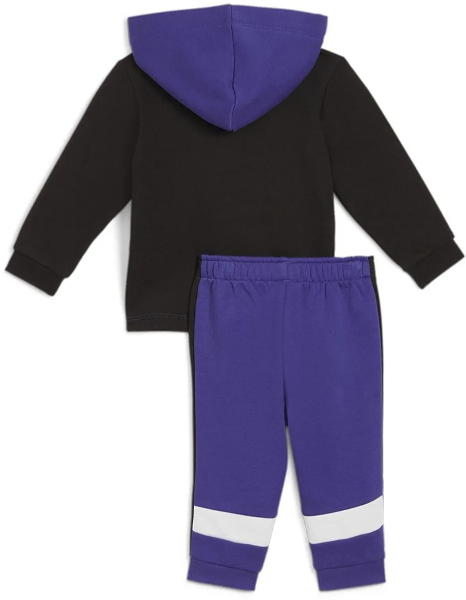 PUMA Minicats Colorblock Set - Pantalon 4-6 mnd - Blauw/Zwart