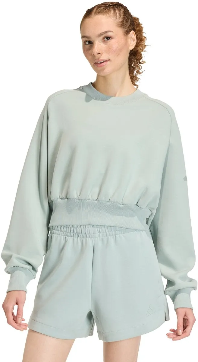Adidas Soft Lux Sweatshirt - XXL - Groen