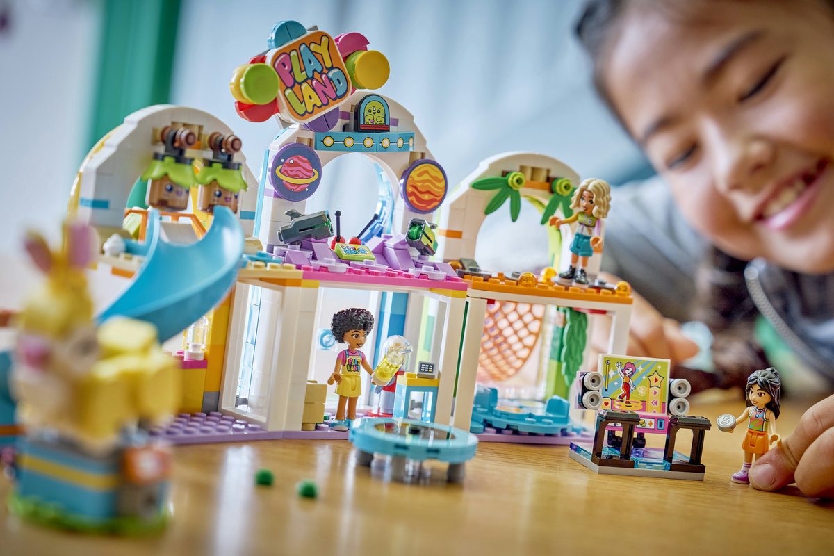 LEGO Friends speelset Cooler Indoor-speelplaats bouwplezier.