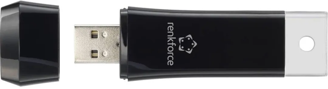 Renkforce PM-01 Passwordmanager USB-stick - Zwart
