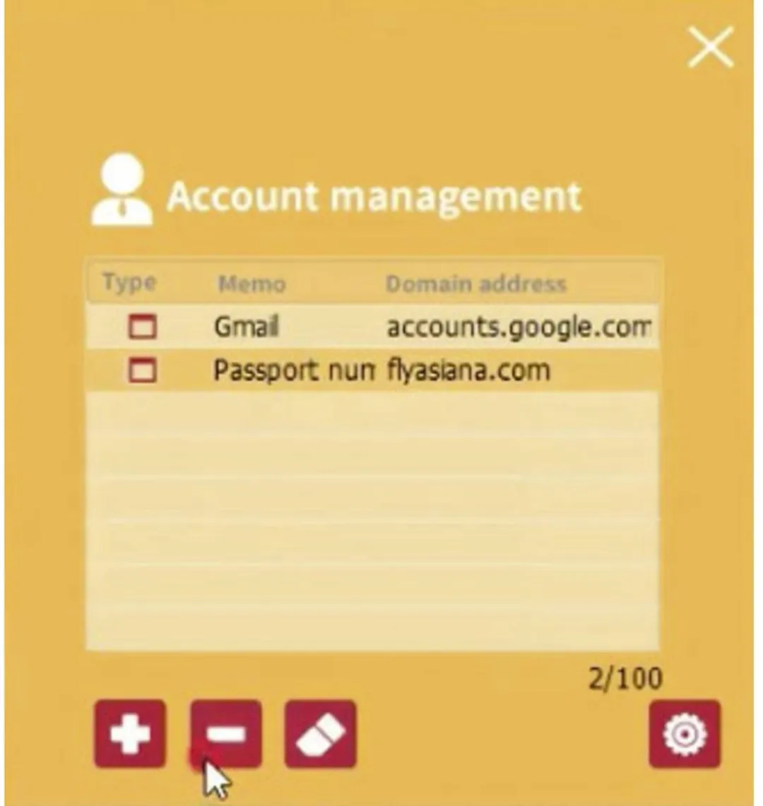 Renkforce PM-01 Passwordmanager USB-stick - Zwart