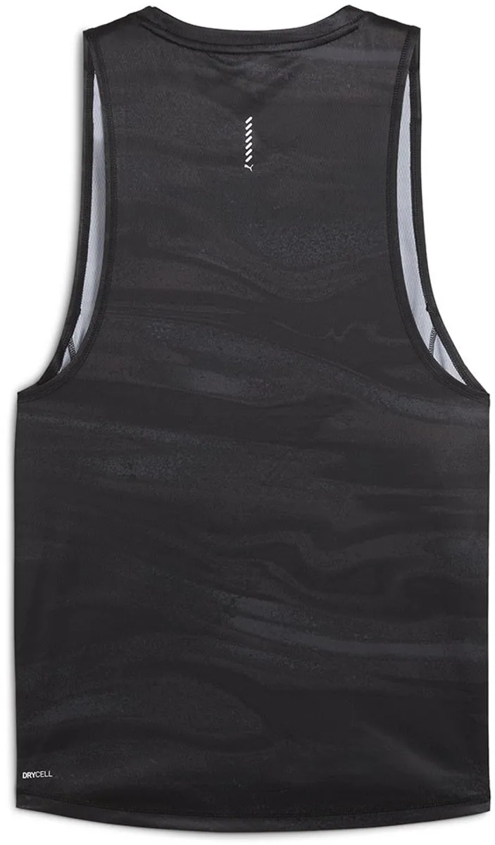 PUMA Velocity AOP Mouwloos T-shirt - XS - Zwart