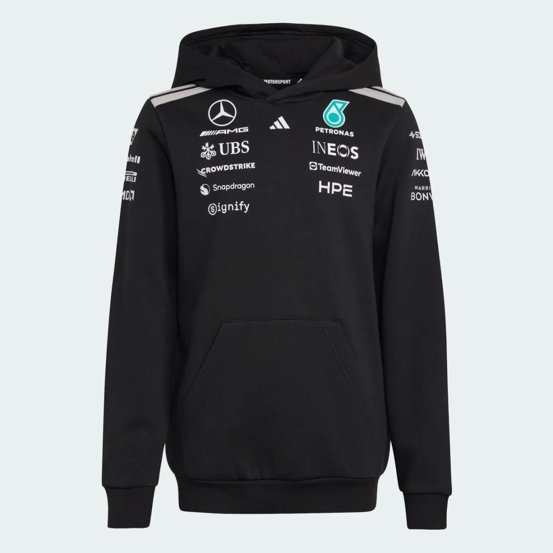 Adidas Mercedes-AMG F1 Driver Hoodie KF0167 - Zwart - afbeelding 6 van 6