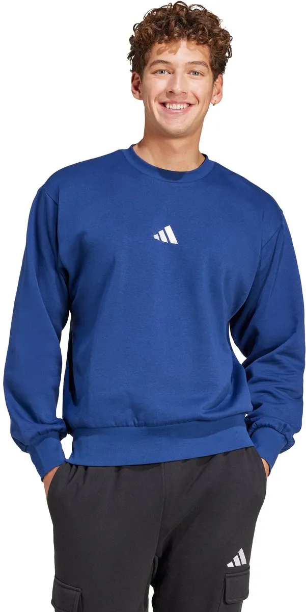 adidas Essentials Feelcozy Sweatshirt - Heren L - Blauw