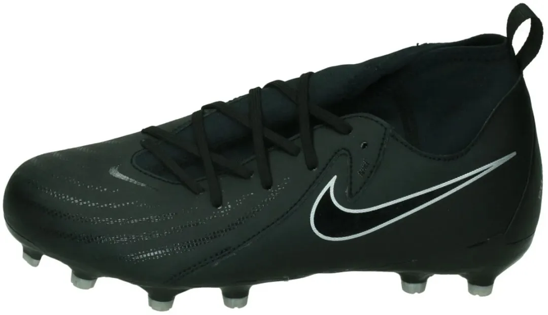 Nike Phantom Luna II Academy FG/MG Voetbalschoenen Junior 38 - Zwart/Zilver