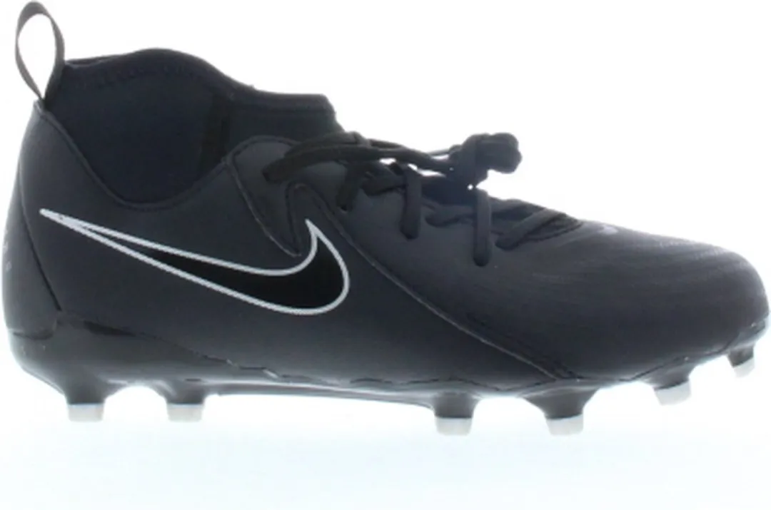 Nike Phantom Luna II Academy FG/MG Voetbalschoenen Junior 38 - Zwart/Zilver