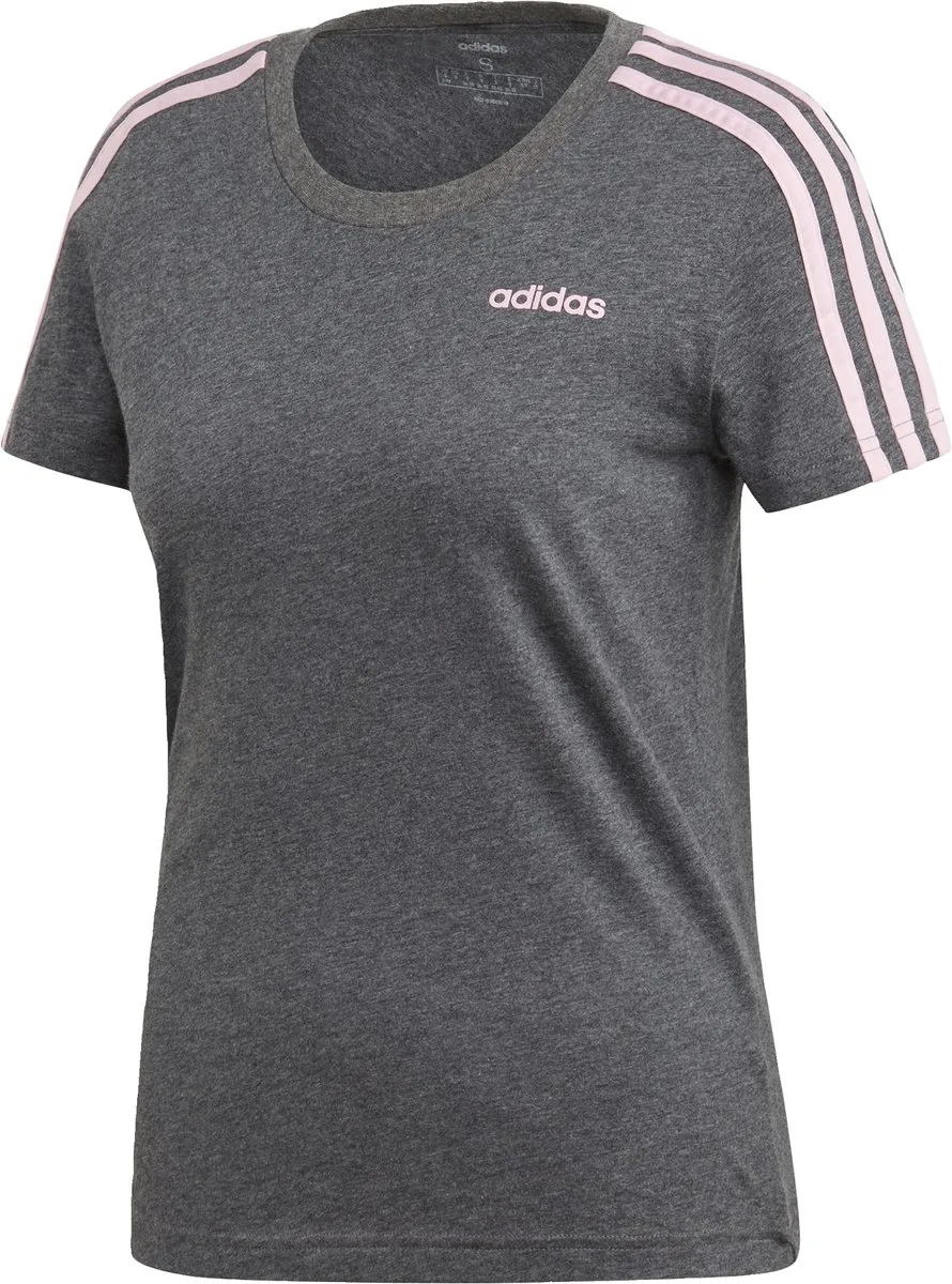 Adidas Sportswear Essentials 3-Stripes T-Shirt DU0632 - XS - Grijs