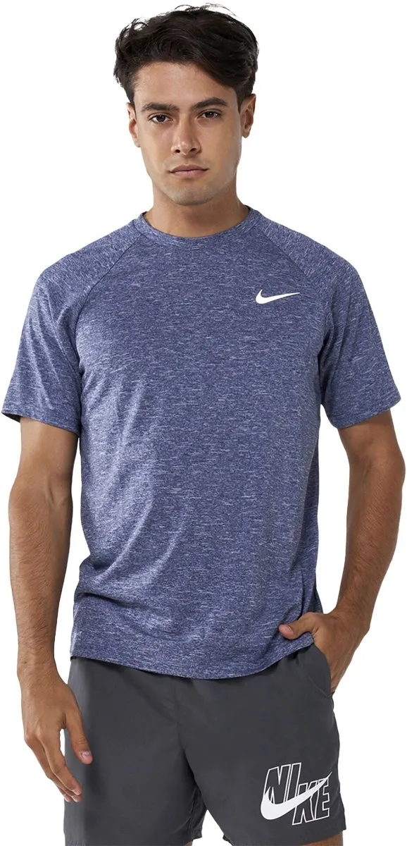 Nike Heathered Hydroguard Shirt M - Marine